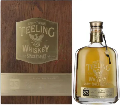 Obrázok produktu pre Teeling Whiskey 33 Years Old VINTAGE RESERVE COLLECTION Single Malt Irish Whiskey v drevenej krabici 42,9 % 0,70 litra