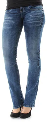 Productafbeelding van LTB Jeans, dames jeans, model Valerie, bootcut, normale taille. Dames jeans met bootcut pasvorm, met knoopsluiting