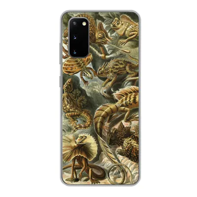 Produktbild von MuchoWow® Handyhülle Schutzhülle Hülle für Samsung Galaxy S20 Lacertilia - Alte Meister - Kunst Silikon Softcase Handy Hülle - Bild