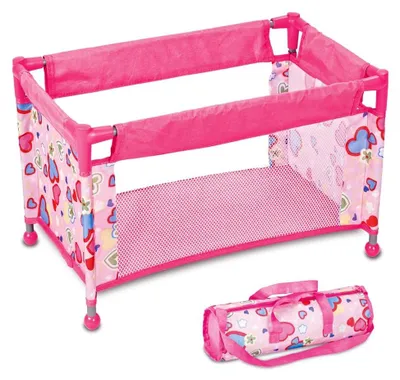 Immagine prodotto di Letto per bambole fino a 48 cm - Rosa