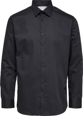 Image de Chemise SELECTED pour homme, coton, noir GR68899 - Taille : XL
