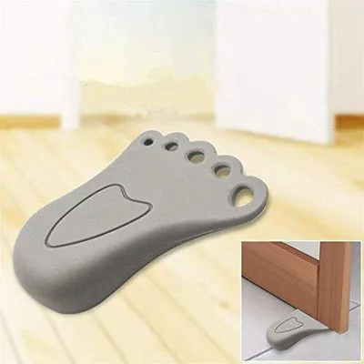 Produktbild von Silikonische Deurstopperclip, winddicht, schützt Kinderfinger, für den Hausgebrauch, grau