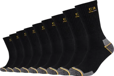 Produktbild von Camano Socken 9er-Pack Work mit druckfreiem Komfortbund schwarz 43-46