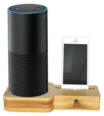 Obrázek produktu pro Bambusový stojan pro reproduktor Amazon Echo Dot 2. generace