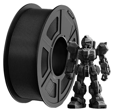 Image de filament pour imprimante 3D, 1,75 mm de diamètre, haute ténacité, PETG noir