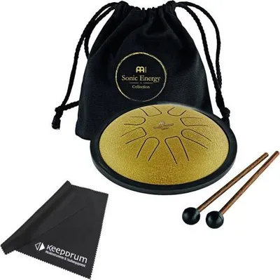 Immagine prodotto di Meinl Sonic Energy SSTD3G Tongue Drum C minore 8 toni con panno di pulizia