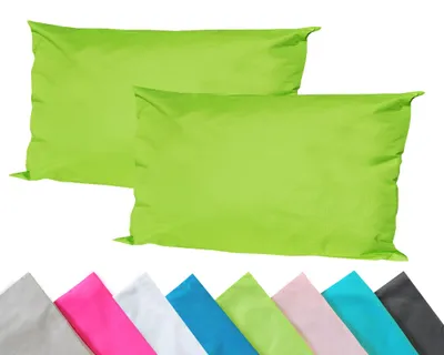 Produktbild von JACK 2er Set Outdoor Kissenhülle Kissenbezug 40x60cm Wasserfest Sitzkissen Lounge Kissen Garten Stuhl Lotus Effekt, Farbe:Grün