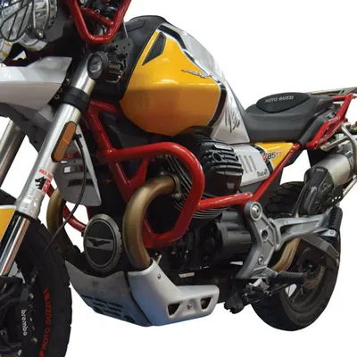 Immagine prodotto di Paramotore tubolare rosso ISOTTA per MOTO GUZZI v 85 tt