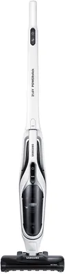 Produktbild von Samsung POWERstick VS6000, 2-in-1-Stabstaubsauger, Beutellos, Schwarz, Weiß, 0,25 l, Trocken, Zyklonal