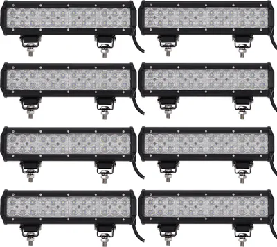 Produktbild von Greenmigo 8X 72W LED Arbeitsscheinwerfer weiß 12V 24V Flutlicht Reflektor Work Light Bar Scheinwerfer Arbeitslicht Offroad Arbeitslampe für Traktor