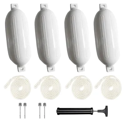 Zdjęcie produktu dla Nadmuchiwane fender do łodzi - zestaw 4 sztuk