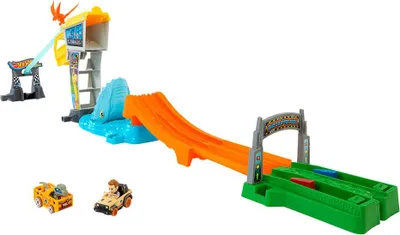Productafbeelding van Hot Wheels Racer Verse HTP12, set met voertuig en baan, geschikt voor kinderen vanaf 4 jaar, materiaal: kunststof, metaal, meerkleurig