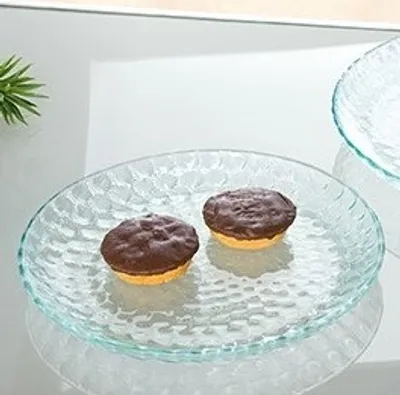 Produktbild von Flache Glasschale rund 24,0cm x 2,5cm