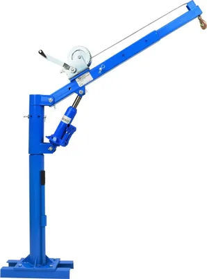 Obrázok produktu pre Dielenský hydraulický žeriav s navijákom 450kg Geko