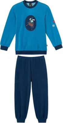 Produktbild von Schiesser Jungen Kn Lang Zweiteiliger Schlafanzug Frottee Blau Gr.92