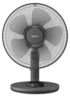Obrázek produktu pro Philips Stolní ventilátor 1000 Series CX1030/01, Domácí vrtulový ventilátor, Černá, Tabulka, 45 dB, 35 cm, 2000 m³/h
