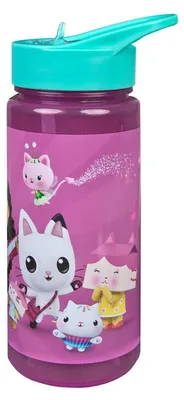 Produktbild von Gabby's Dollhouse Trinkflasche – 500 ml Kinderflasche mit farbenfrohem Design