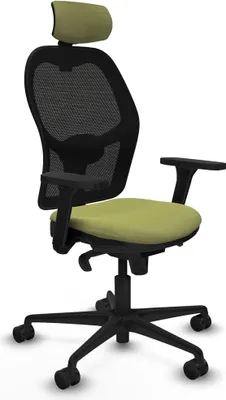 Produktbild von Bürostuhl mit Kopfstütze Jorquera Piqueras y Crespo 3D036N2 grün