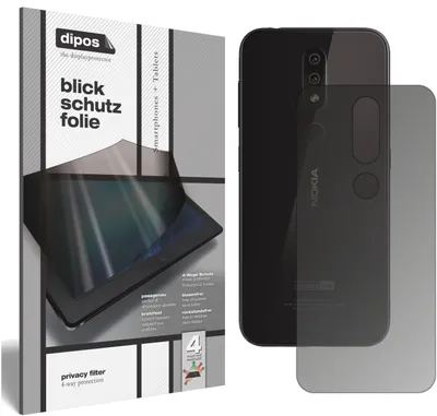 Produktbild von Nokia 4.2 Rückseite Blickschutzfolie matt Schutzfolie Folie Display Schutz dipos