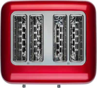Produktbild von KitchenAid 5KMT4205ECA, 4 Scheibe(n), Rot, Metall, Tasten, Niveau, 2500 W, 220-240 V