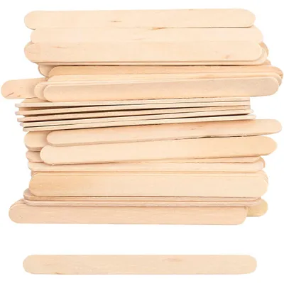 Produktbild von Eisstiele, L 11,5 cm, B 10 mm, Natur, 30 Stk/ 1 Pck [HOB-564762]