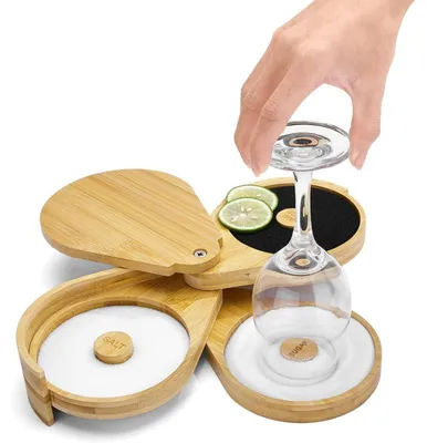 Productafbeelding van Zoutrandmaker, Margarita, Bamboe, Hout, 3-laags barglas, Zoutrandmaker - Hout