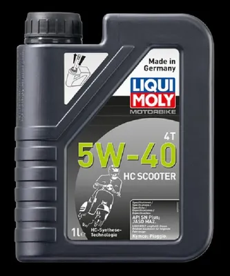 Produktbild von Liqui Moly Motorbike 4T 5W-40 HC Scooter 1 Liter Kanister API SN PLUS, JASO MA2 Synthesetechnologie