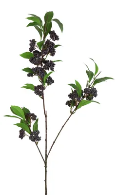 Immagine prodotto di Countryfield fiore artificiale viburno blu fiore decorativo 15cm