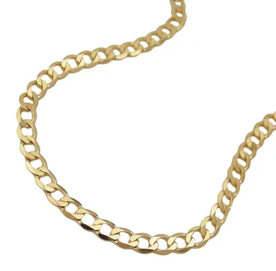 Zdjęcie produktu dla Bransoletka pancerna o szerokości 3,3 mm, wykonana ze złota próby 585 (żółtego złota), długość 19 cm, damska