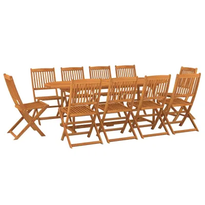 Obrázok produktu pre 11-dielna záhradná jedálenská súprava 220x90x75 cm akácia