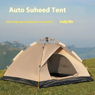 Produktbild von STUNQ® Pop-Up Campingzelt 4 Personen Wasserdicht Schnellaufbau Reisezelt