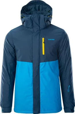 Image de Hi-Tec - Veste de ski "Namparo" pour hommes, modèle IG2278 (Taille L) (Bleu marine/Bleu vif)