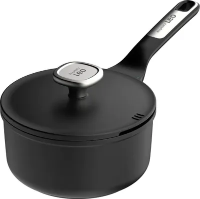 Image de Phantom Poêle en acier avec couvercle, 18 cm, 2 L, Aluminium recyclé - BergHOFF | Leo Line
