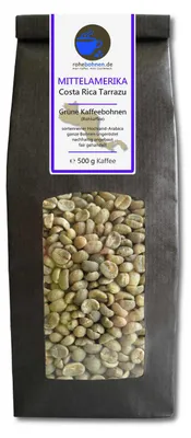 Produktbild von Rohkaffee Arabica Costa Rica Tarrazu 500g