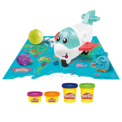 Immagine prodotto di Play-Doh Il Mio Primo Aeroplano Esploratore Starter Set da Gioco con Pasta Modellabile
