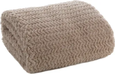 Zdjęcie produktu dla Koc LARIS beżowy 130x170 beżowy