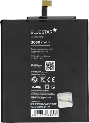 Immagine prodotto di BATTERIA adatta per Xiaomi Mi4i (BM33) 3030 mAh Li-Ion Blue Star
