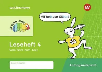 Produktbild von DIE BUNTE REIHE - Deutsch. Leseheft 4 - Silbenausgabe