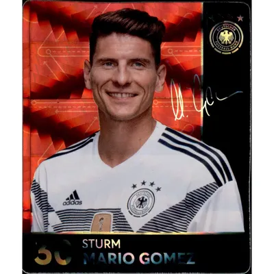 Produktbild von 30 - Mario Gomez GLITZER - REWE WM18 Sammelkarte