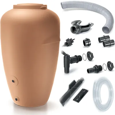 Produktbild von Set Aquacan 440 L Regenwassertank + Anschluss-Set für Regenwassertanks Icanset 1 + Icanset 5