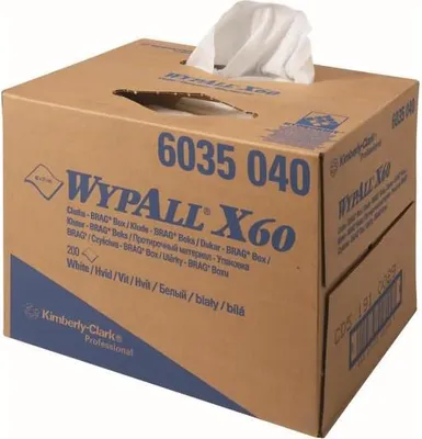 Produktbild von WypAll 6035, Weiß, 420 mm, 318 mm, Box, 200 Stück(e)