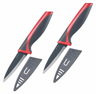 Produktbild von 2 Schälmesser gerade, Klinge 8 cm
