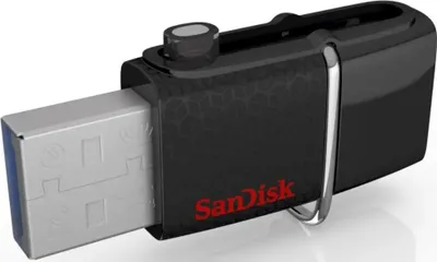 Zdjęcie produktu dla SanDisk Ultra Dual USB Drive 3.0, 64 GB, USB Type-A / Micro-USB, 3.2 Gen 1 (3.1 Gen 1), Łożysko tulejowe, 5,6 g, Czarny