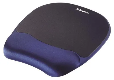 Obrázok produktu pre Fellowes 9172801, Modrá, Jednofarebné, Pamäťová pena, Podložka pod zápästie