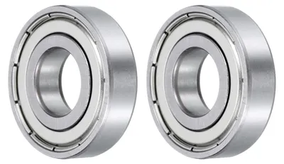 Kugellager 16001-2Z, 12x28x7 mm, Metallabdichtung, 2 Stück