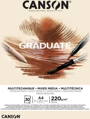 Zdjęcie produktu dla Canson C400110368, Płynny, Podkładka z papieru artystycznego, 220 g/m², 30 ark.