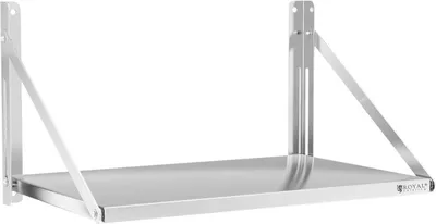 Produktbild von Expondo Royal Catering Wandbord - klappbar - 80 x 45 cm - 40 kg - Edelstahl
