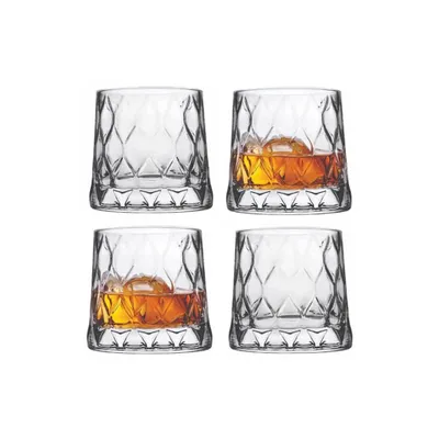 Produktbild von Pasabahce Leafy Whiskyglas 300 ml (10 oz) – 4er Set