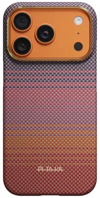 Imagen del producto de Funda Pitaka para iPhone 17 Pro, PitaTap™ Edge Case, California Dream 02