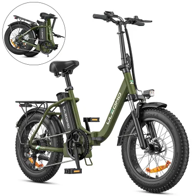 ADO Air Carbon – Vélo électrique Pliant 14,5kg – Courroie – Freins Hydrauliques – 2024